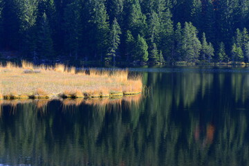Obraz premium Impressionen eines Bergsees