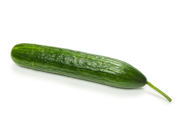 Cucumber isolated on white background.