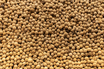 Dried peppercorns. Texture background. Dry pepper spice.