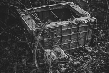 Details von einem verlassenem Ort Lost Place Details und Strukturen