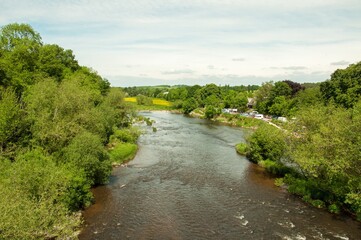 river in the countryside