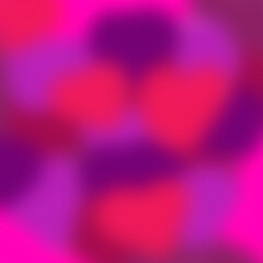 background-abstraction with hearts and blur
