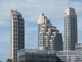 Fototapeta premium Dubai, Vereinigte Arabische Emirate, Emirati Arabi, United Arab Emirates, Emirated Arabes Unis, Wolkenkratzer, grattacielo, gratte-ciel, skyscrapers