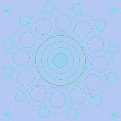 An abstract circular pattern background image.