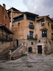 Fototapeta na wymiar Houses in Albarracin. Teruel, Spain