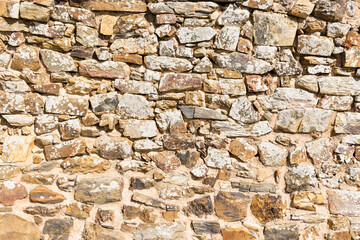 background of an ancient wall made of stones