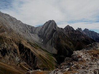 Opal Range view at the summit of Grizzly Peak at Kananaskis Alberta Canada   OLYMPUS DIGITAL CAMERA