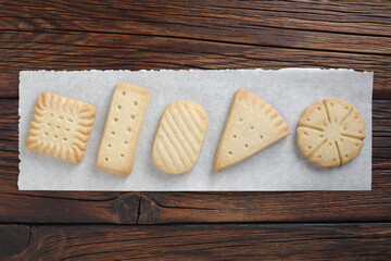 Various shortbread biscuits