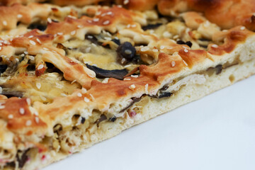 homemade pie, Baked  Pie, Home baking .  pieces of pie