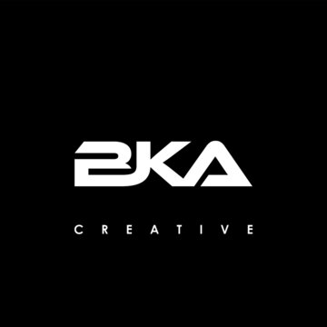 BKA Letter Initial Logo Design Template Vector Illustration