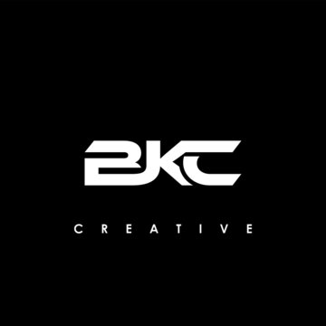 BKC Letter Initial Logo Design Template Vector Illustration