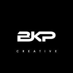 BKP Letter Initial Logo Design Template Vector Illustration