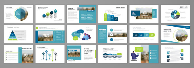 Business presentation slides templates
