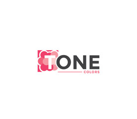 TONE Colors Company Business Modern Name Concept