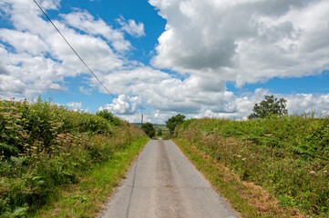 road in the countryside