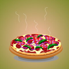 hot pizza