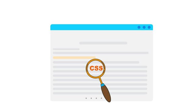 CEO with a magnifying glass. The magnifier searches the site.Group animation of business people holding magnifier and pen while working with laptop for increase SEO. Shot in 4k resolution