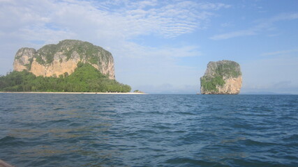 Beutifull Island beach in Krabi Thailand