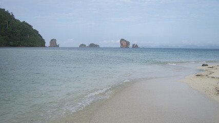 Beutifull Island beach in Krabi Thailand