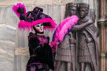 Obraz premium Mask in carnival of Venice