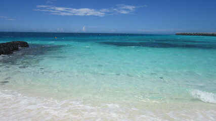 Beautifull Paradise beach at Maldive Island