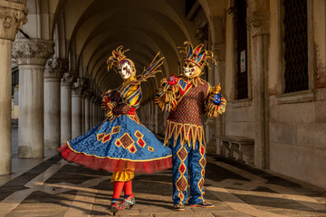 Mask in carnival of Venice