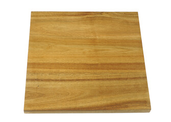 wooden chop board isolated on white background