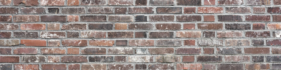 Horizontal brick wall texture - 409747834