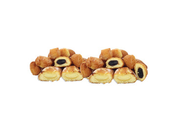 tortelli with jam tortelli with marmalade, carnival sweets