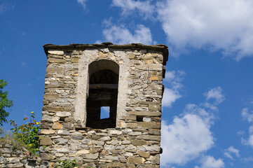 Escuain town, an old village, located in Hueca, Aragon, Spain.