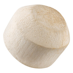 young coconut, isolated on white background, clipping path, full depth of field