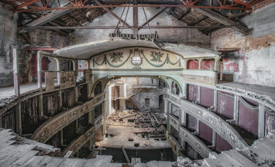 Abandoned theater