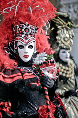 Fototapeta na wymiar The Carnival of Venice (Italian: Carnevale di Venezia) is an annual festival held in Venice