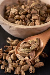 Dried cardamom seeds