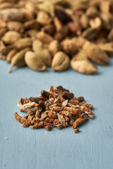 Dried cardamom seeds