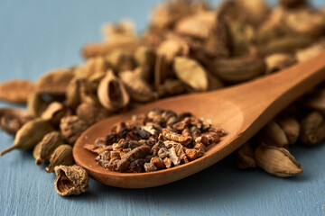 Dried cardamom seeds