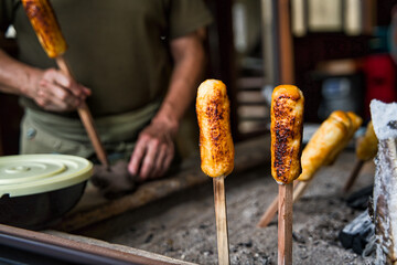 郷土料理もちもちきりたんぽ