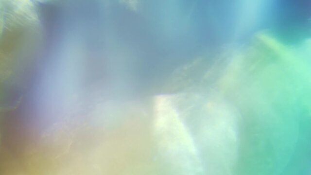 Hypno flare glittering background. Magical light leaks.