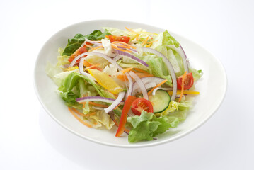 野菜サラダ　朝食　ヘルシー