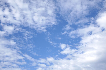 Obraz premium blue sky with white clouds