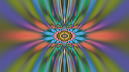 Abstract colorful textured background is symmetrical.