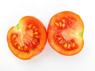 tomato cut in half