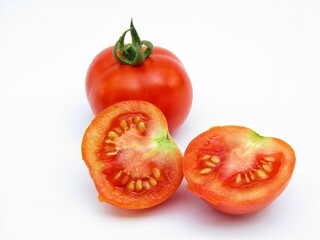 tomato isolated. On white background