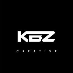 KBZ Letter Initial Logo Design Template Vector Illustration