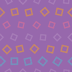 Seamless geometric rectangle shape pattern.  Vector design for paper, cover, wallpaper, fabric, textile, interior decor and other project.