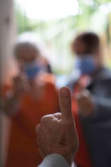 old women with technology