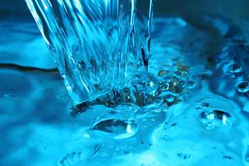 Water is an inorganic, transparent, tasteless, odorless, and nearly colorless chemical substance