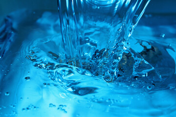 Water is an inorganic, transparent, tasteless, odorless, and nearly colorless chemical substance