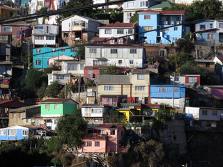 Valparaiso Chile city and colors