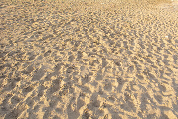 waves on sand
